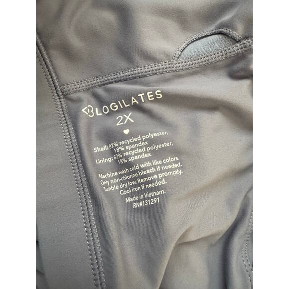 NWT! Blogilates 2X Troposphere Romantic Ruffle Active Tank Top - Picture 7 of 7